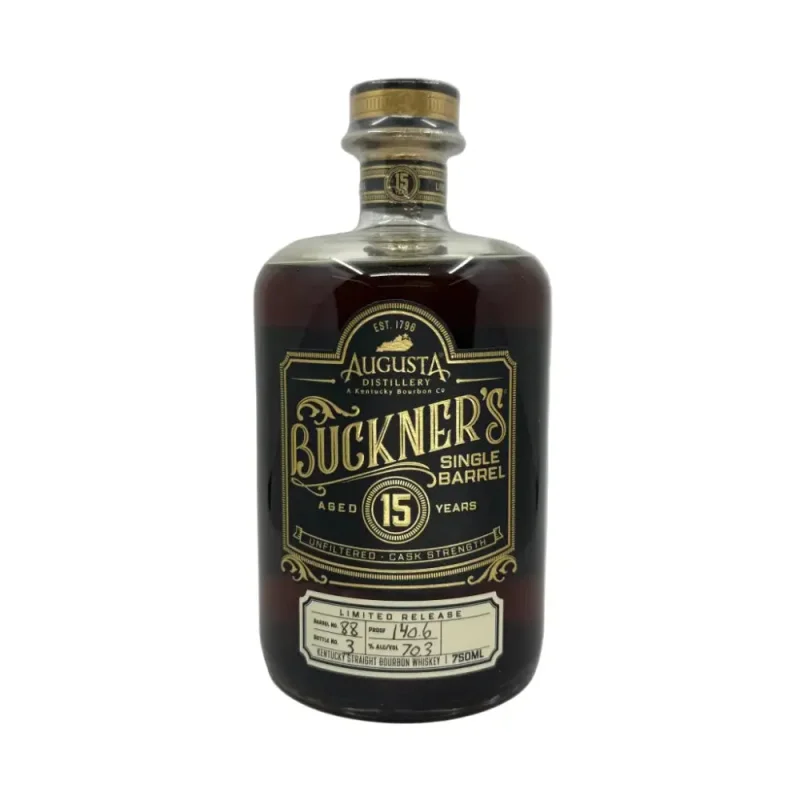 Augusta Distillery Buckner's Single Barrel Bourbon 15 Year Barrel 88 140.6 Proof Hazmat