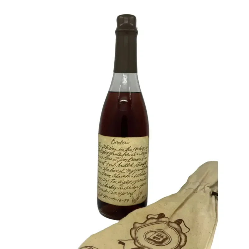 Booker's C-B-16-79 Brown Wax 120.9 Proof (First Release) Signed By Booker Noe