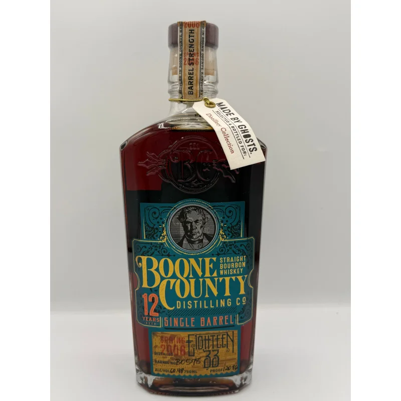 Boone County 12 Year Cask Strength Bourbon BO578 120.96 Proof Distillery Collection