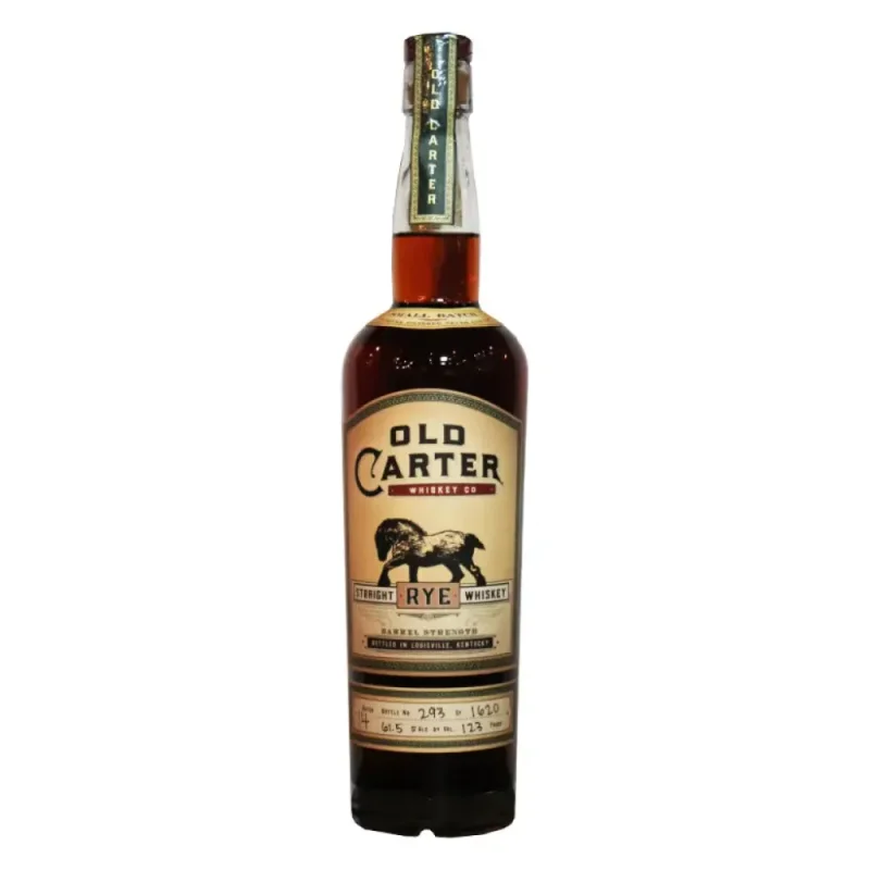 Old Carter Straight Rye Whiskey Batch 15 115 Proof
