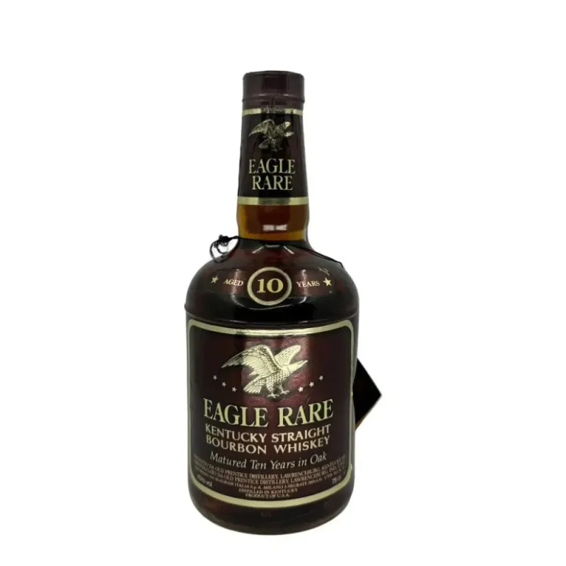 Eagle Rare 90 Proof 10 Year Kentucky Straight Bourbon (1986 Release) Lawrenceberg Old Prentice Bottle