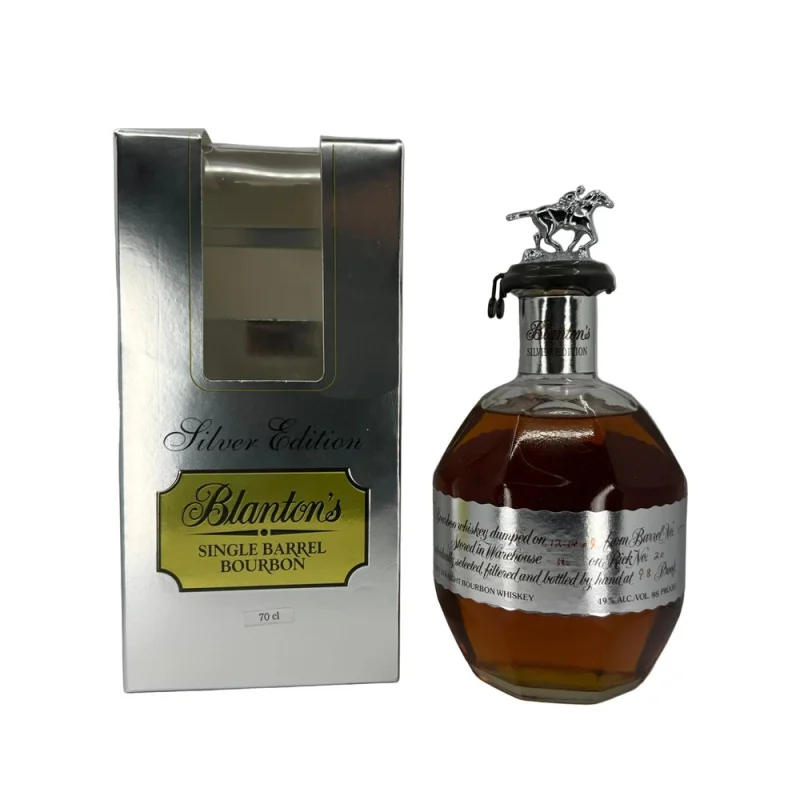 Blanton's Silver Edition Single Barrel Bourbon Rare Box Mint Condition - Mint wax